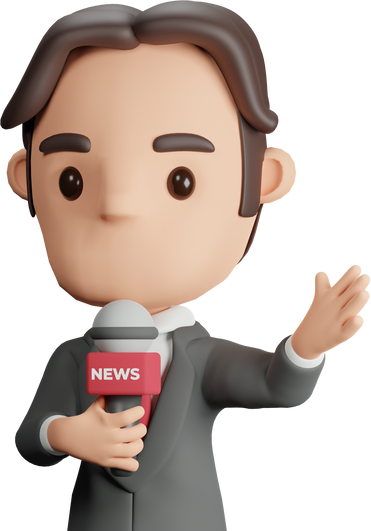 3D Cartoon Reporter